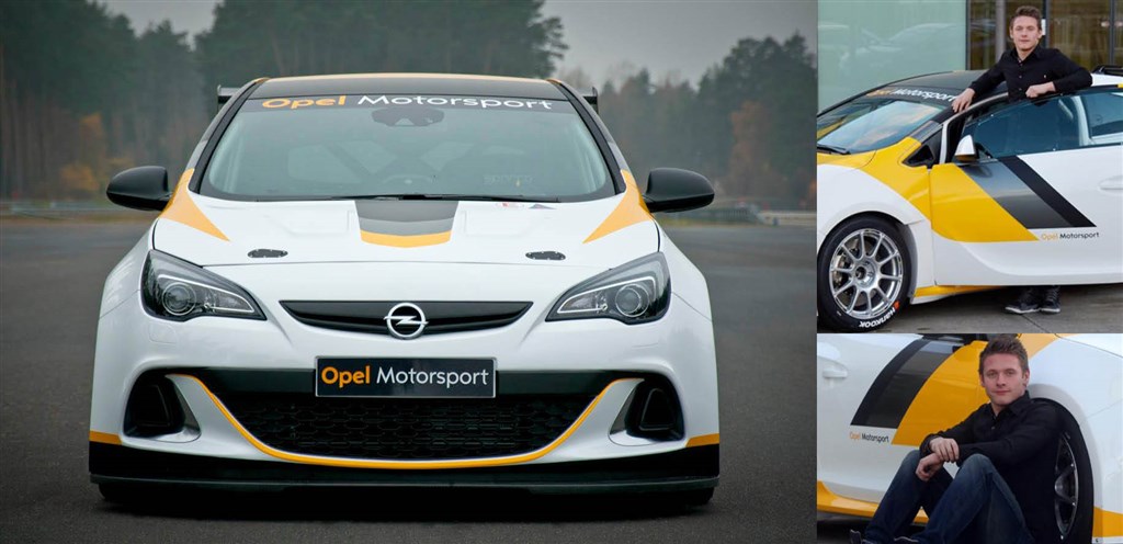 Lasse Sørensen skal køre Opel Astra OPC.